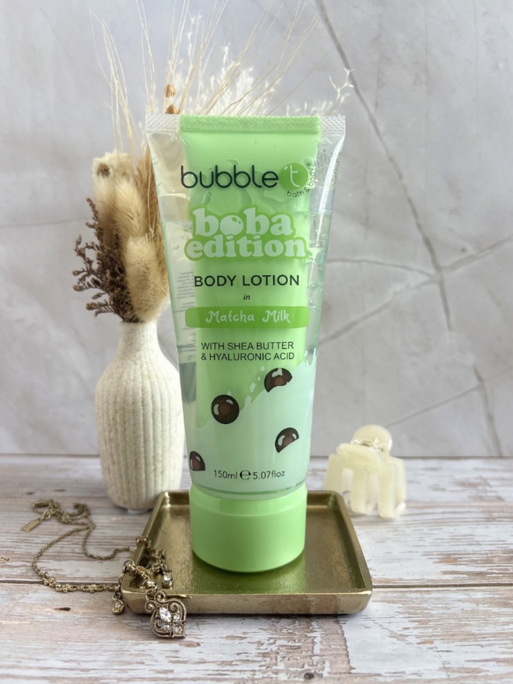 Bubble T UK Boba Edition Matcha Milk Body Lotion Shea Butter New Skincare Beauty